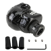 Universal Skull Head Shape Manual or Automatic Gear Shift Knob, Size: 8.7x5.5cm (Black)