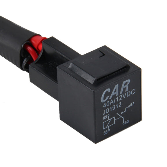 DC 12V 40A H11 Bulb Strengthen Line Group HID Xenon Controller Cable Relay Wiring