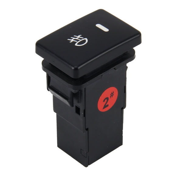 Car Fog Light Lamp Indicator 5 PIN On and Off Button Switch Control 4 Cable Auto Car Fog Light 5 Pin Switch On-Off Button Switch for Toyota, Small Size: 5*2.2*1.7cm(Yellow Light)