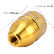 Universal Car Gear Shift Knob Modified Car Gear Shift Knob Auto Transmission Shift Lever Knob Gear Knobs(Gold)