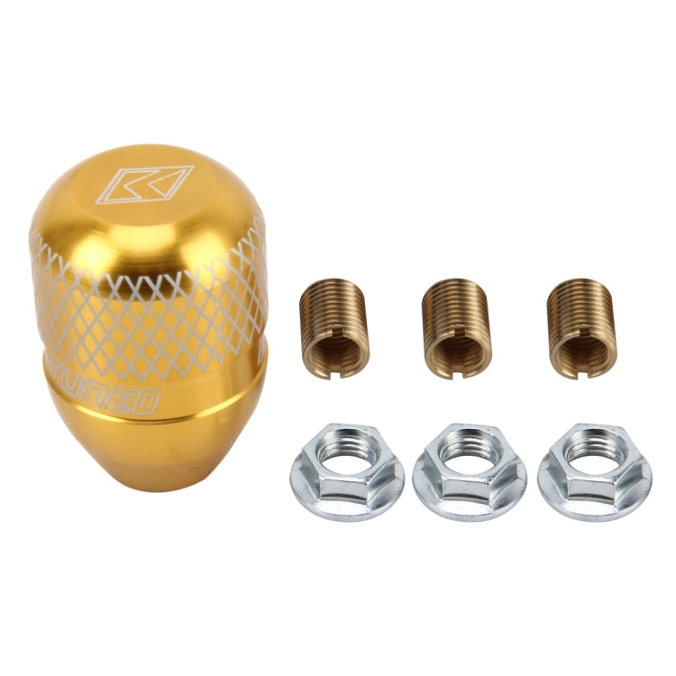Universal Car Gear Shift Knob Modified Car Gear Shift Knob Auto Transmission Shift Lever Knob Gear Knobs(Gold)