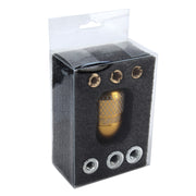 Universal Car Gear Shift Knob Modified Car Gear Shift Knob Auto Transmission Shift Lever Knob Gear Knobs(Gold)