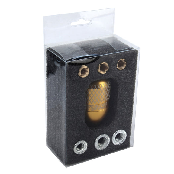 Universal Car Gear Shift Knob Modified Car Gear Shift Knob Auto Transmission Shift Lever Knob Gear Knobs(Gold)