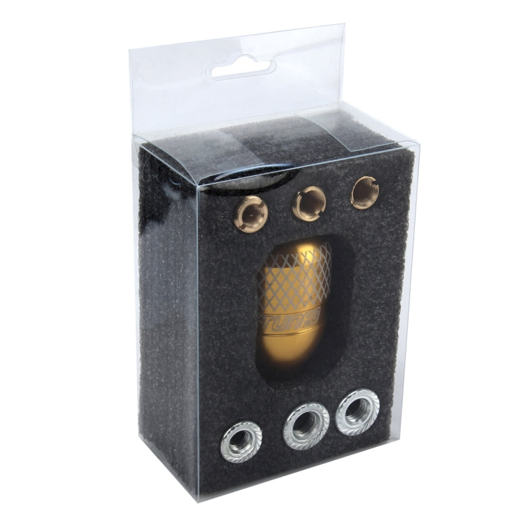 Universal Car Gear Shift Knob Modified Car Gear Shift Knob Auto Transmission Shift Lever Knob Gear Knobs(Gold)