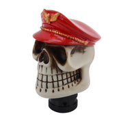 Universal Skull with A Hat Shape Car Gear Shift Knob Modified Car Gear Shift Knob Auto Transmission Shift Lever Knob Resin Gear Knobs