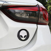 4 PCS Car-Styling Alien Pattern Metal Wheel Hub Decorative Sticker, Diameter: 5.8cm