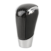 Universal Carbon Fiber Texture Leather Hole Pattern Car Gear Shift Knob Modified Shifter Lever Knob