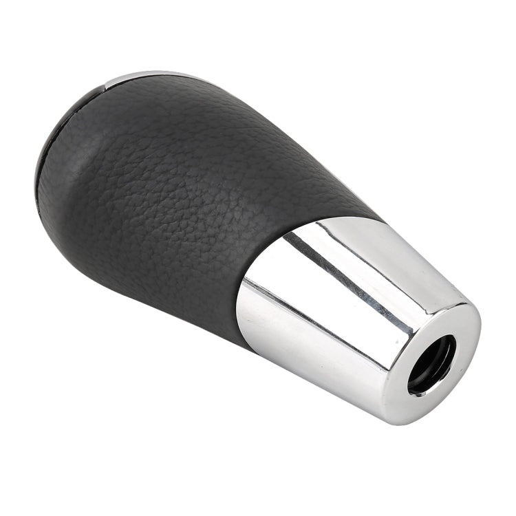 Universal Carbon Fiber Texture Leather Hole Pattern Car Gear Shift Knob Modified Shifter Lever Knob