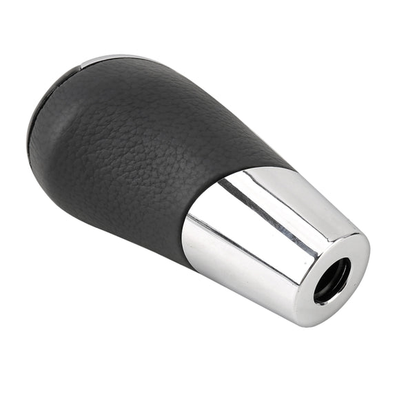 Universal Carbon Fiber Texture Leather Hole Pattern Car Gear Shift Knob Modified Shifter Lever Knob