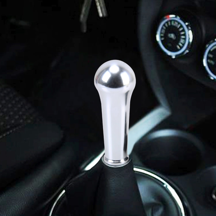 Universal Car Modified Shifter Lever Cover Manual Automatic Gear Shift Knob, Size: 10*4cm (Silver)