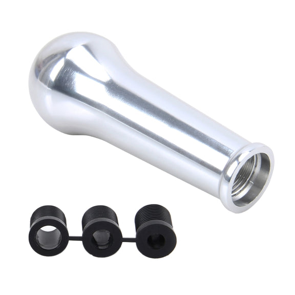 Universal Car Modified Shifter Lever Cover Manual Automatic Gear Shift Knob, Size: 10*4cm (Silver)