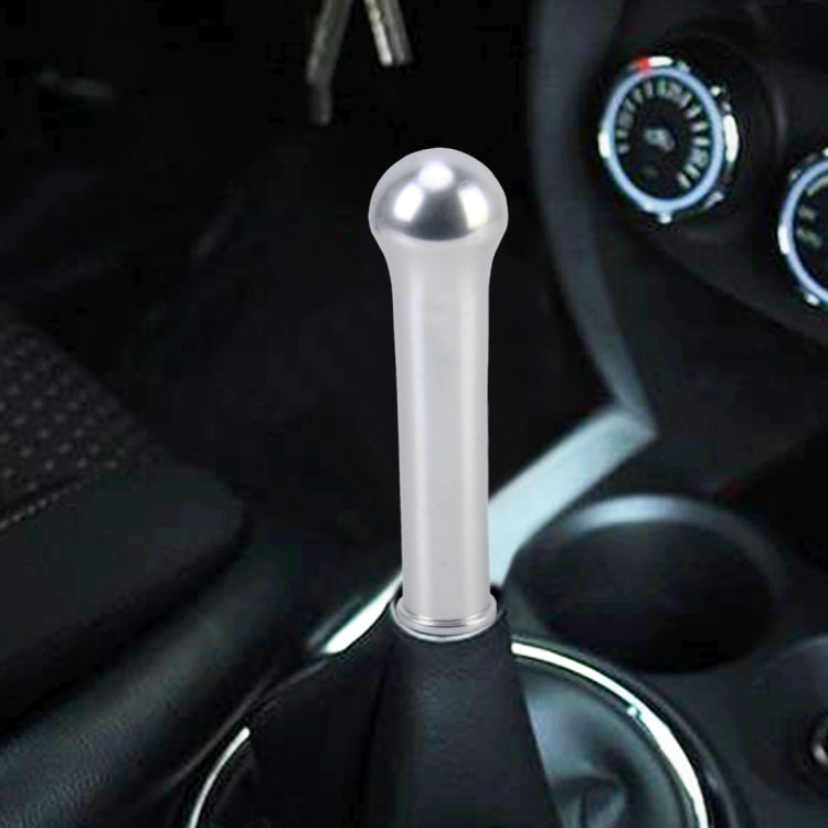 Universal Car Modified Shifter Lever Cover Manual Automatic Gear Shift Knob, Size: 15*4cm(Silver)