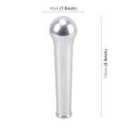 Universal Car Modified Shifter Lever Cover Manual Automatic Gear Shift Knob, Size: 15*4cm(Silver)