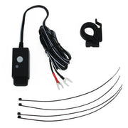 Water-resistant Motorcycle USB Phone Charger Adapter with Power Switch 5V Dual Ports Smart Charging Power Socket, for Phone, Tablets, GPS