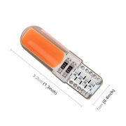 10 PCS T10 1.5W 90LM Car Clearance Light Marker Light, DC 12V(Red Light)