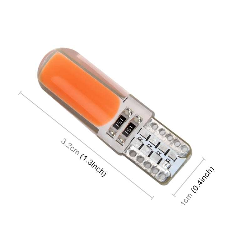 10 PCS T10 1.5W 90LM Car Clearance Light Marker Light, DC 12V(Red Light)