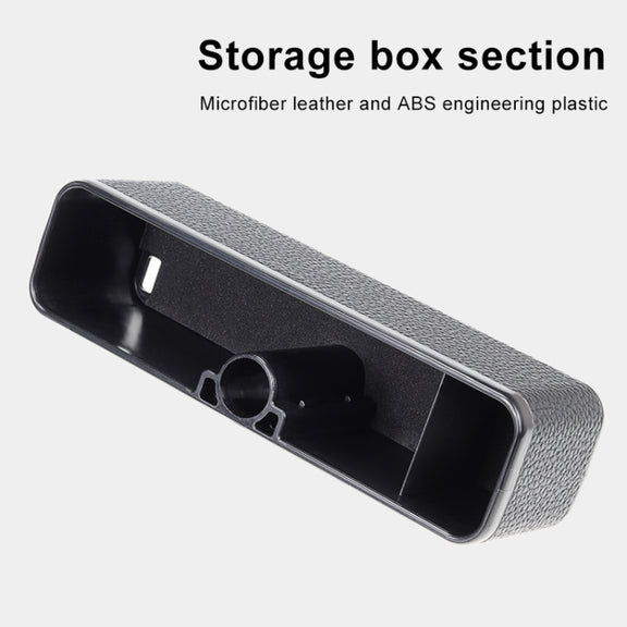 Universal Car Multi-functional Console Side Pocket Seat Gap Side Storage Box with Elbow Support Pad(Black)