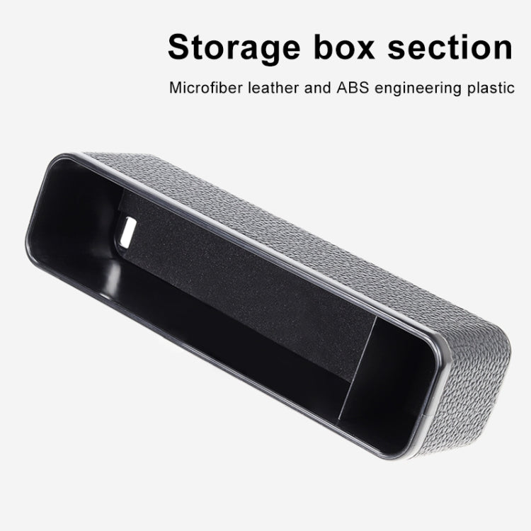 Universal Car Multi-functional Console Side Pocket Seat Gap Side Storage Box(Black)