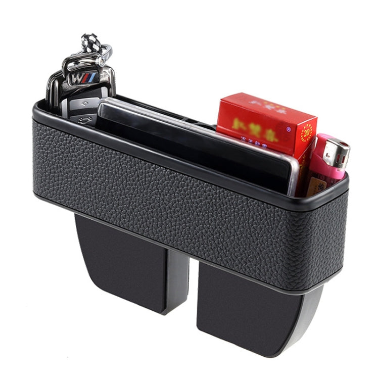Universal Car Multi-functional Console Side Pocket Seat Gap Side Storage Box(Black)