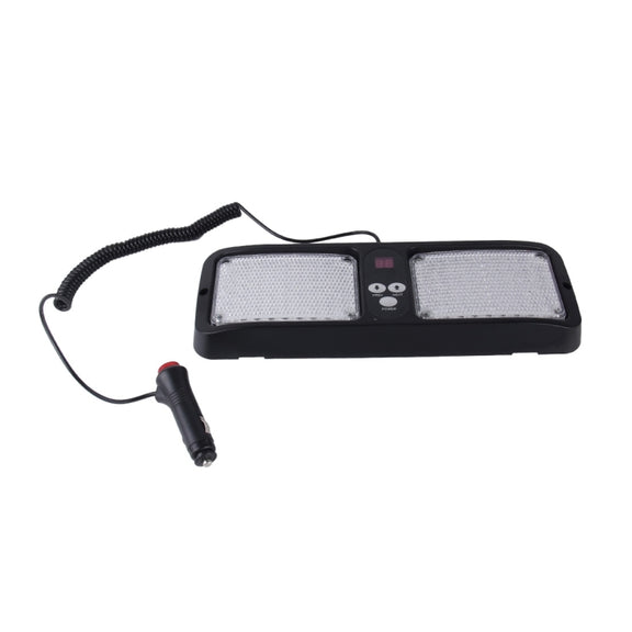 High qulaity DC 12V,9W LED Water-resistant Car Sunshade Red Light And Blue Light Warning Lights Strobe Emergency Lights Flashing Light with 12 Kinds Flash Patterns