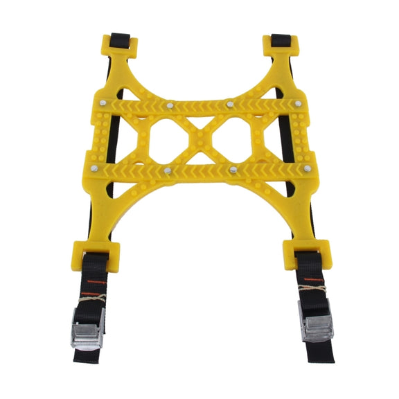 6 PCS Car Snow Tire Anti-skid Chains Yellow Chains For Family Car