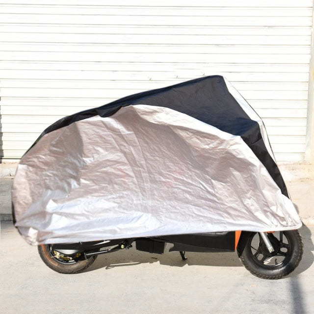 190T Polyester Taffeta All Season Water-resistant Sun Motorcycle Mountain Bike Cover Dust & Anti-UV Outdoor Camouflage Bicycle Protector, Size: M
