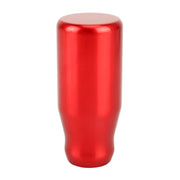 Universal Car Modified Gear Shift Knob Solid Color Smooth Auto Transmission Shift Lever Knob with Three Rubber Covers(Red)