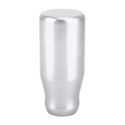 Universal Car Modified Gear Shift Knob Solid Color Smooth Auto Transmission Shift Lever Knob with Three Rubber Covers(Silver)