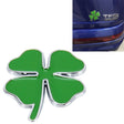 Four Leaf Clover Herb Luck Symbol Badge Emblem Labeling Sticker Styling Car Dashboard  Decoration, Size: 7.5*6cm - 3D Metal Sticker by PMC TechLife | Online Shopping South Africa | PMC TechLife