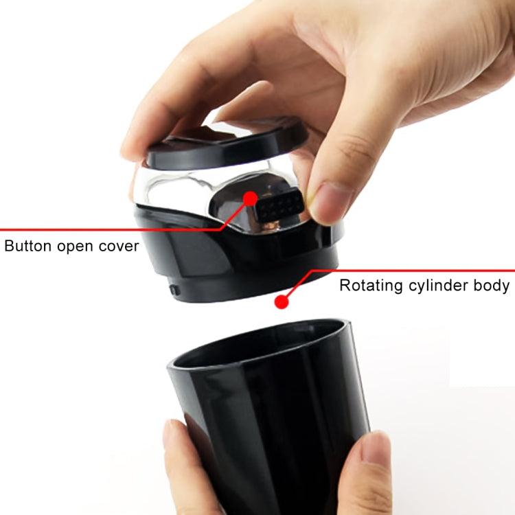 2 in 1 Universal Car Detachable Electronic Cigarette Lighter + Trash Rubbish Bin Ashtray(Blue)