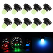 10PCS 2W T4.2 Wedge Instrument Panel LED Light Dashboard Gauge Cluster Indicator Lamp Bulb(Ice Blue Light)