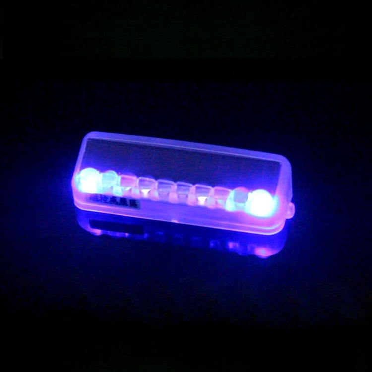 Car Styling Solar Warning Flash LED Anti-collision Decorative Light(Colorful Light)