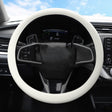 Crocodile Texture Universal Rubber Car Steering Wheel Cover For 34-48cm Wheel  (Beige) - free shipping - PMC TechLife - Order now!