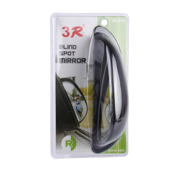 3R-090 Car Blind Spot Rear View Wide Angle Mirror, Right(Black)