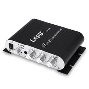 Car 2.1CH HIFI Subwoofer Amplifier Audio, Support MP3(Black)