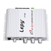 Car 2.1CH HIFI Subwoofer Amplifier Audio, Support MP3(Silver)