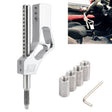 Car Modification Heightening Gear Shifter Extension Rod Adjustable Height Adjuster Lever Shift Lever with Adapters for Honda(Silver) - Shift Knob by PMC TechLife | Online Shopping South Africa | PMC TechLife | Buy Now Pay Later Mobicred