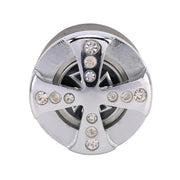 Universal Car Diamond Gear Shift Knob Modified Car Gear Shift Knob Auto Transmission Shift Lever Knob Gear Knobs(Silver)