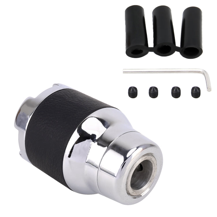 Universal Car Diamond Gear Shift Knob Modified Car Gear Shift Knob Auto Transmission Shift Lever Knob Gear Knobs(Silver)