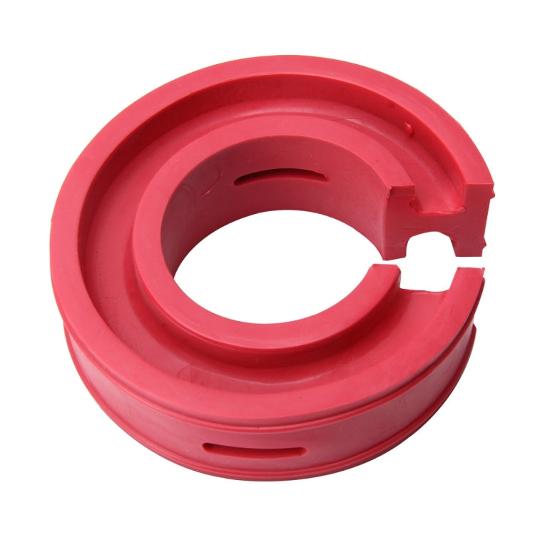 2pcs Car Auto F Type Shock Absorber Spring Bumper Power Cushion Buffer, Spring Spacing: 12mm, Spring Thickness: 15mm, Spring Diameter: 120mm(Red)