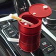 Universal Portable Car Metal Trash Rubbish Bin Ashtray(Red) - Ashtrays by PMC Jewellery | Online Shopping South Africa | PMC Jewellery | Buy Now Pay Later Mobicred