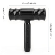 Universal Car Thread T-shaped Gear Head Gear Shift Knob(Black)