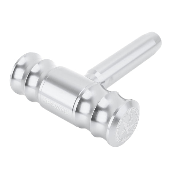 Universal Car Thread T-shaped Gear Head Gear Shift Knob(Silver)