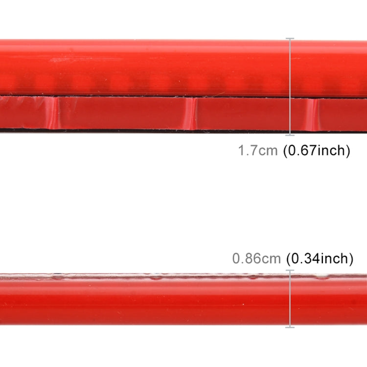 Car 8.5W DC 9-24V High Position Brake Light 144LEDs SMD-2835 Lamps, Cable Length: 90cm