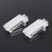 2 PCS LED Car DC 12V 1.5W Door Lights Lamps for Audi / Volkswagen(Blue Light)