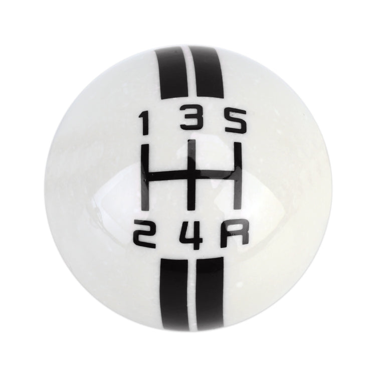 Universal Vehicle Ball Shape Modified Resin Shifter Manual 5-Speed Gear Shift Knob(Black)