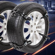 8PCS Car Snow Tire Anti-skid Chains For Family Car(Black) - Car Road Trouble Clearer by PMC TechLife | Online Shopping South Africa | PMC TechLife | Buy Now Pay Later Mobicred