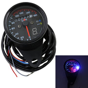 3 in 1 Universal Water-resistant Motorcycle LED Backlight Odometer Speedometer Gearmeter, DC 12V