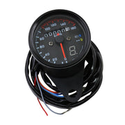 3 in 1 Universal Water-resistant Motorcycle LED Backlight Odometer Speedometer Gearmeter, DC 12V