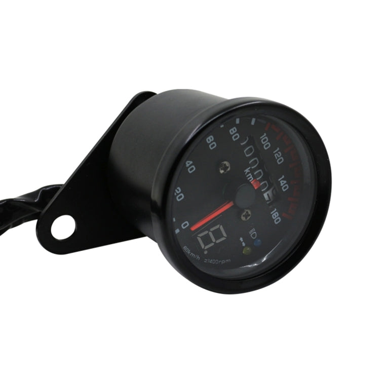 3 in 1 Universal Water-resistant Motorcycle LED Backlight Odometer Speedometer Gearmeter, DC 12V